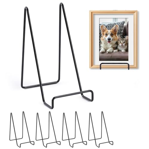 Suoumwa Multi-Gebrauch 6-Pack Schwarzer Metall 6-Staffeln für Dekorative Teller und Buchdisplay von Suoumwa