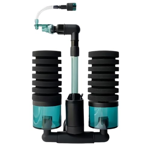 Suoumwa Skimmer Wasserpumpe Elektrisch für Aquarium USB -Luftpumpe Aquariumfilter für Fischtank Biochemische Schwamm Biofilter 100A von Suoumwa