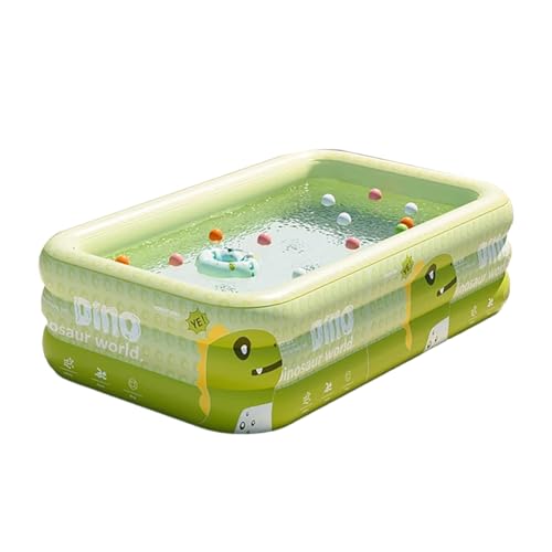 Suoumwa Verdickter, Faltbarer, Aufblasbarer Pool mit Rechteckigem PVC-Pool mit 1 Abfluss Suoumwa Verdickter, Faltbarer, Aufblasbarer Pool mit Rechteckigem PVC-Pool mit 1 Abfluss von Suoumwa