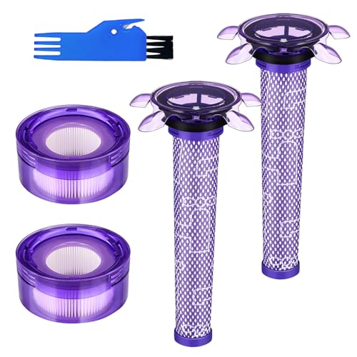 SupRovare 2PCS Upgrade V8 Filter für Dyson, Ersatzfilter für Dyson V8 Focus Mattress, Zubehör Filter für Dyson V8 Origin+ SV25 SV37, Teilenummer 965661-05 von SupRovare