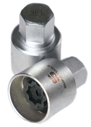 Felgenschloss 301 Code A Nuss Felgenschlüssel Radsicherung Felgenschloss 301 Code A Nuss Felgenschlüssel Radsicherung von Supa-Tools