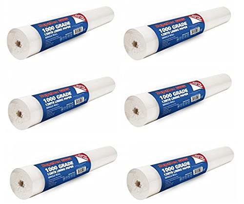 Supadec 6 x Rollen 1000 Grad 12 m Wandverkleidung Papier Wandverkleidung Abdeckungen Decke Wand (6) von Supadec