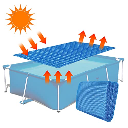 Pool Solarabdeckplane Rechteckig 260x170cm | Solarfolie Abdeckung Solarplane Pool Solarabdeckung Luftpolsterabdeckung | Zuschneidbar Solar Folie Poolheizung Abdeckung für Wassererwärmung Wärmeplane von Supatmul