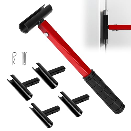 SUPAWAY Scharnierspalt-Einstellschlüssel-Set, 4-in-1-Scharnier-Einstellwerkzeug für 14-25 mm, Türscharnier Schraubenschlüssel aus Kohlenstoffstahl, Scharnierbieger mit Gummigriff für Wohn und Gewerbe von Supaway