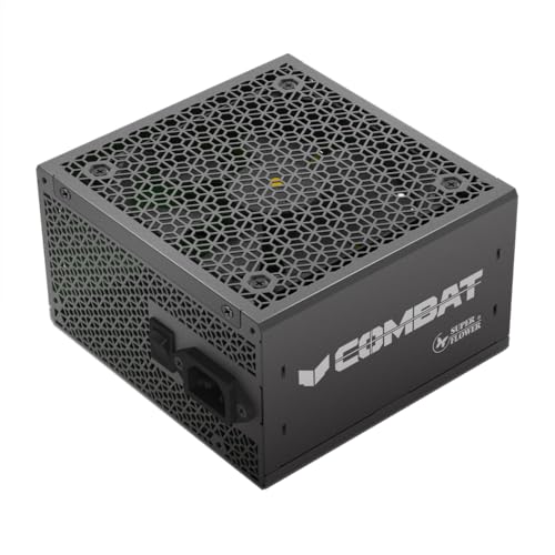 SUPER FLOWER Combat FG 750 W 80+ Gold, voll modular, ATX 3.1/PCIe 5.0, W/12 V-2x6 Kabel (2 x 8pin - 16pin native Kabel), Netzteil, FDB-Ventilator, SF-750C12FG, schwarze Version von Super Flower