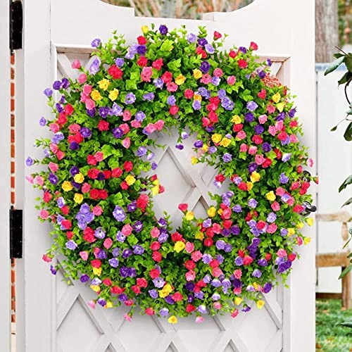 Super Idee Künstliche Türkranz Deko Schleierkraut Frühling in rosa violett gelb und grün Reisigkranz Ganzjährig modern Wandkranz hängend Blumenkranz Türdeko Haustür für Hochzeit Kommunion (40 cm) Super Idee Künstliche Türkranz Deko Schleierkraut Frühling in rosa violett gelb und grün Reisigkranz Ganzjährig modern Wandkranz hängend Blumenkranz Türdeko Haustür für Hochzeit Kommunion (40 cm) von Super Idee