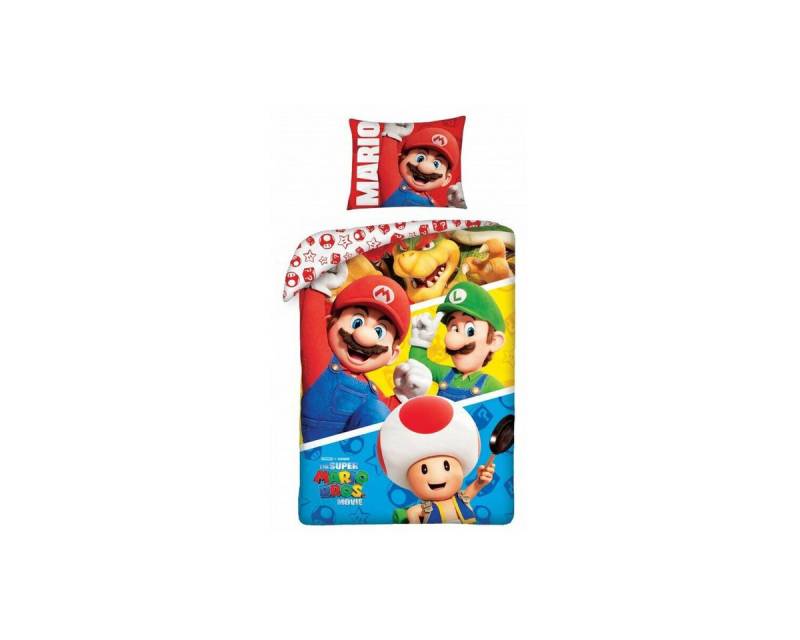 Super Mario Kinderbettwäsche Super Mario Bros Bettwäsche 140x200cm Super Mario Kinderbettwäsche Super Mario Bros Bettwäsche 140x200cm von Super Mario