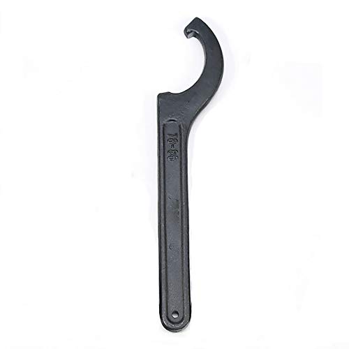 SUPERTOOL Rundschlüssel 1 Stück Hakenschlüssel Multi Vierkantkopf C Spannzange Spannzange, schwarz von Super Tool