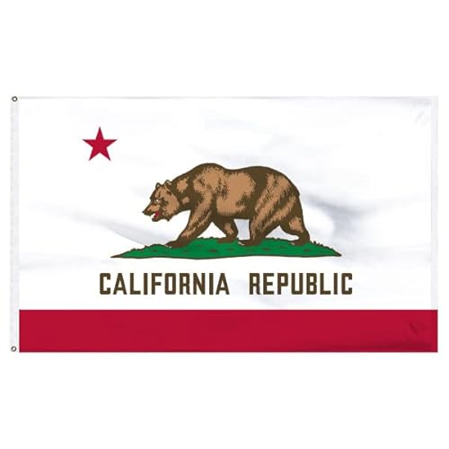 Super Tough Kalifornien-Flagge, Nylon, 91 x 152 cm von Super Tough