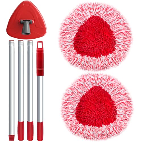 2 Stück Spin Wischmopp Ersatzbezug für Vileda Turbo Mop,3 in 1 Wischmop Wischer Ersatzköpfe mit 76-148 cm Stiel und 1 Basis – Multi-Surface Reinigung für Böden,Glas,Autos,RVs 2 Stück Spin Wischmopp Ersatzbezug für Vileda Turbo Mop,3 in 1 Wischmop Wischer Ersatzköpfe mit 76-148 cm Stiel und 1 Basis – Multi-Surface Reinigung für Böden,Glas,Autos,RVs von SuperAbound