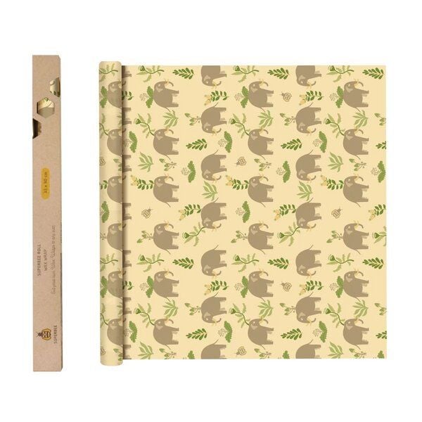 SuperBee Bienenwachstuch Rolle 33cm x 90cm - die nachhaltige und flexible Alternative zu Plastik - verschiedene Designs von SuperBee