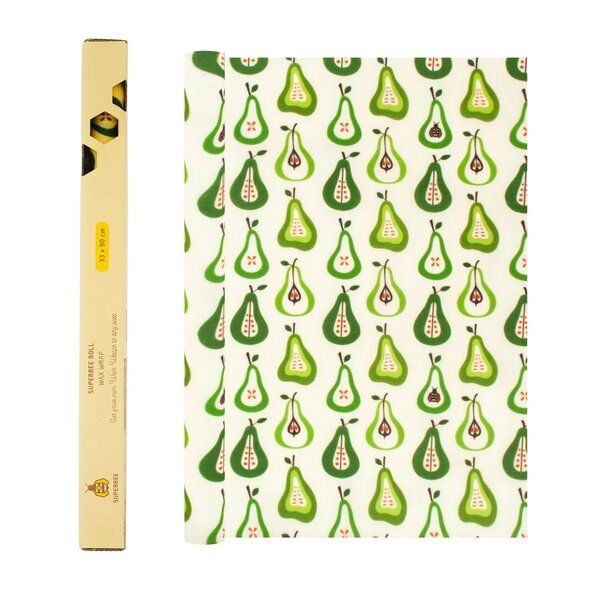 SuperBee Bienenwachstuch Rolle 33cm x 90cm - die nachhaltige und flexible Alternative zu Plastik - verschiedene Designs SuperBee Bienenwachstuch Rolle 33cm x 90cm - die nachhaltige und flexible Alternative zu Plastik - verschiedene Designs von SuperBee