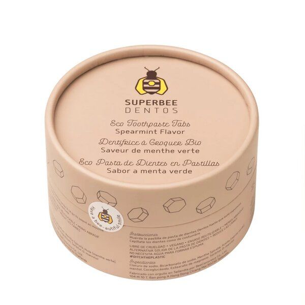 SuperBee Dentos Zahnputztabs - Plastikfreie Mundhygiene | 14 - 500 Stück von SuperBee