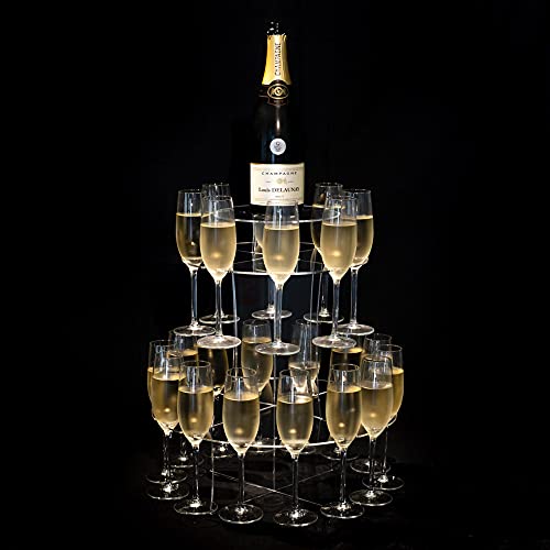 Champagnerständer für Hochzeiten und Partys, für 28 Flöten von SuperCoolCreations