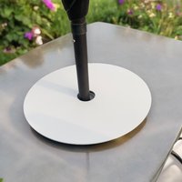 Garten Lazy Susan Acryl Nach Wunsch Mit Loch Für Sonnenschirm & Rutschfesten Füßen von SuperCoolCreations