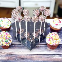 Herz Acryl Cake Pop Ständer Benutzerdefinierte Farben Und Größen von SuperCoolCreations