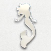 Meerjungfrauenförmige Acrylspiegel - Maßgeschneiderte Größen Und Gravurservices von SuperCoolCreations