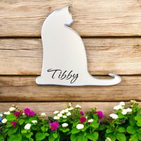 Personalisierter Katzen Spiegel Personalisiertes Acryl Haustier Portrait von SuperCoolCreations