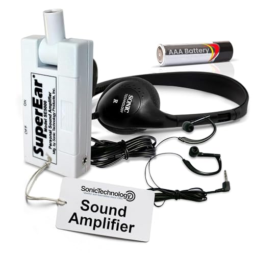 Der SuperEar Personal Sound Amplifier Modell SE5000 erhöht die Verstärkung der Umgebungsgeräusche um 50 dB Der SuperEar Personal Sound Amplifier Modell SE5000 erhöht die Verstärkung der Umgebungsgeräusche um 50 dB von SuperEar