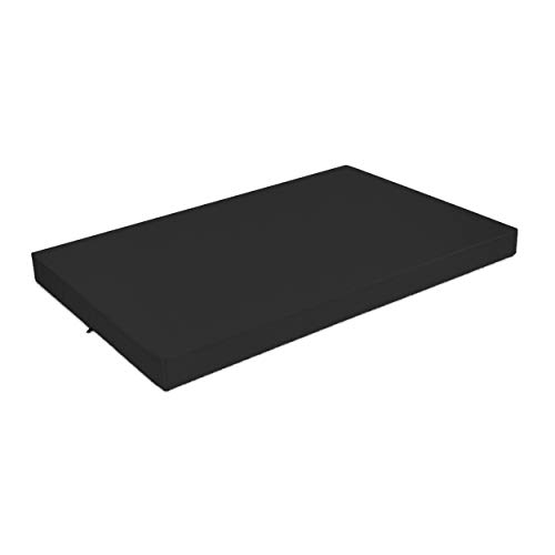 SuperKissen24. Palettenkissen Palettenauflagen Sitzkissen - 120x80 cm - Outdoor und Indoor - schwarz von SuperKissen24.