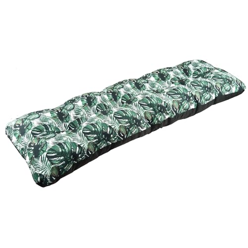 SuperKissen24. Sitzkissen Bankkissen Bankauflage für Gartenbank - 120x38 cm - Outdoor und Indoor - Exotic von SuperKissen24.