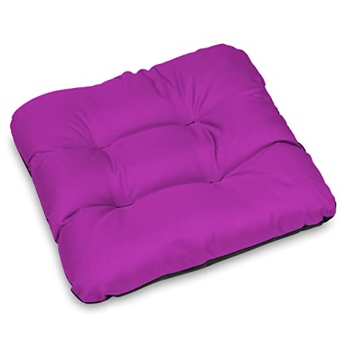 SuperKissen24. Stuhlkissen Sitzkissen für stühle - 6er Set 45x45 cm - Outdoor und Indoor - rosa von SuperKissen24.