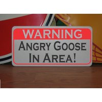 Angry Goose in Area Metall Schild Für Barn Coop Farm Ranch Oder Cage Pet Shop Angry Goose in Area Metall Schild Für Barn Coop Farm Ranch Oder Cage Pet Shop von SuperSigns2