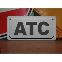 Atc Metallschild Landstraße Straßengestaltung Airport Runway Air Traffic Control von SuperSigns2
