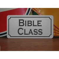 Bible Class Metallschild Für Kirche Sonntagsschule Studium von SuperSigns2
