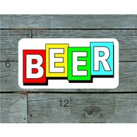 Bier Metallschild Retro Vintage Design Decor Bar Bier Metallschild Retro Vintage Design Decor Bar von SuperSigns2