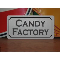 Candy Factory Metallschild Für Küche Home Restaurant Decor von SuperSigns2