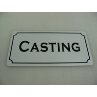 Casting Retro Vintage Design Metall Schild 6 "x 12" Haus & Küche Dekor Casting Retro Vintage Design Metall Schild 6 "x 12" Haus & Küche Dekor von SuperSigns2