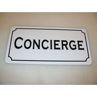 Concierge Metallschild Hotel Retro Art Deco Concierge Metallschild Hotel Retro Art Deco von SuperSigns2