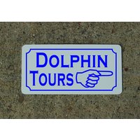 Delphin-Touren Blechschild Pool Strand See Haus von SuperSigns2