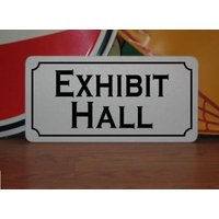 Exhibit Hall Retro Vintage Design Metall Schild 6 "x 12" Haus & Küche Dekor Exhibit Hall Retro Vintage Design Metall Schild 6 "x 12" Haus & Küche Dekor von SuperSigns2