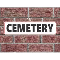 Friedhof Metall Schild 6x18 Friedhof Metall Schild 6x18 von SuperSigns2
