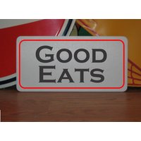 Good Eats Metall Blechschild 6 "x 12" Für Diner Restaurant Küche Dekor Good Eats Metall Blechschild 6 "x 12" Für Diner Restaurant Küche Dekor von SuperSigns2