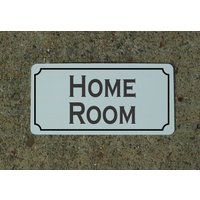 Home Room Metallschild 15x30 cm von SuperSigns2