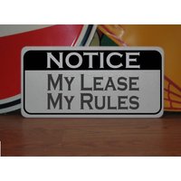 My Lease Rules Metall Schild Jagd Hirsch Entenvogel My Lease Rules Metall Schild Jagd Hirsch Entenvogel von SuperSigns2