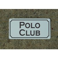 Polo Club Metallschild Für Ranch Barn Stables Bauernhof Pferd Pony von SuperSigns2