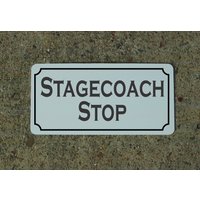 Postkutsche Stop... Metallschild von SuperSigns2