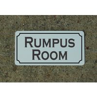 Rumpus Room Metall Schild von SuperSigns2