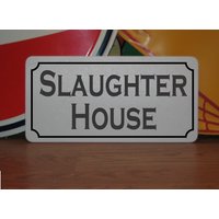 Schlachthaus Metall Schild Für Cow Farm Ranch Schlachthaus Metall Schild Für Cow Farm Ranch von SuperSigns2