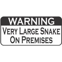 Sehr Große Schlange Vor Ort Metallschild Sehr Große Schlange Vor Ort Metallschild von SuperSigns2