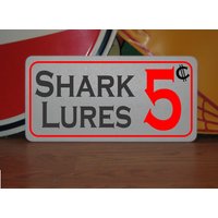 Shark Lures Metallschild Für Vintage Design Dekor Shark Lures Metallschild Für Vintage Design Dekor von SuperSigns2