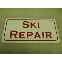 Ski Repair... Retro Style Vintage Design Metallschild Snow X Cross Country Ski Repair... Retro Style Vintage Design Metallschild Snow X Cross Country von SuperSigns2