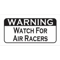 Uhr Für Air Racers Metall Schild Flugzeug Farm Ranch Flughafen Flugplatz Start - Und Landebahn von SuperSigns2
