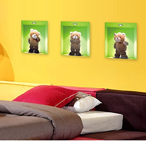 SuperStudio Lo + deModa hcn1325-87 - Three Teddy, bunt von SuperStudio