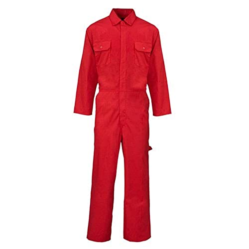 SuperTouch 51204 Basic Overall, Polycotton, Größe XL, Rot von SuperTouch