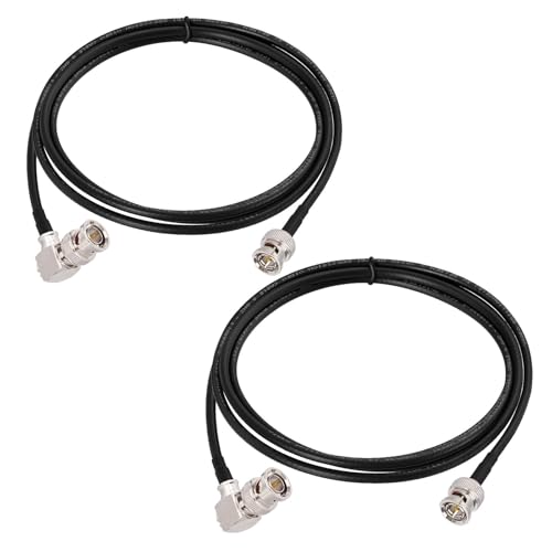 Superbat BNC Kabel 3G/6G/HD SDI Kabel 2m 2Stk Belden 1855A Kabel 75ohm BNC Stecker auf Stecker der Rechte Winkel Kabel SDI Video Kabel für HD-SDI/3G-SDI/4K Kamera Broadcast Monitor SDI Converter von Superbat